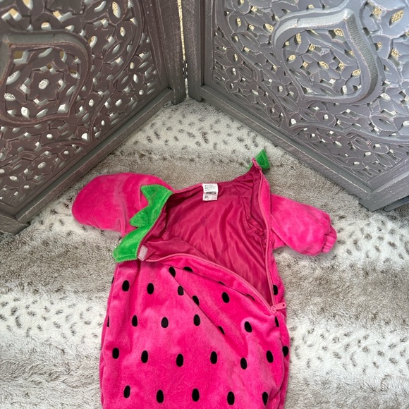Target Pink and Green Strawberry Costume for Kids - Picture 8 of 10